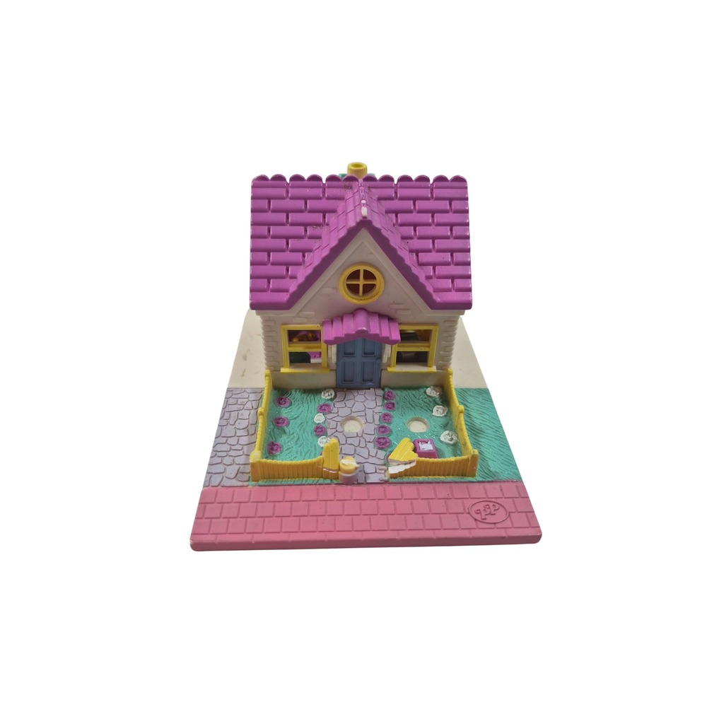 1993 Vintage Polly Pocket Cozy Cottage Dollhouse Miniature Playset NO FIGURES